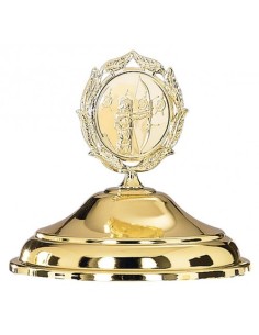 (31) TAPA METAL ORO 6 cm