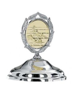 (31) TAPA METAL PLATA 6 cm