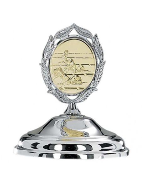 (31) TAPA METAL PLATA 6 cm