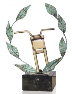 (264) TROFEO SOLDART MOTOCICLISMO 21 cm