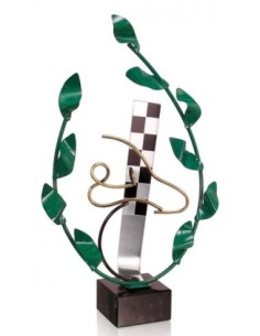 (264) TROFEO SOLDART AUTOMOVILISMO 30 cm