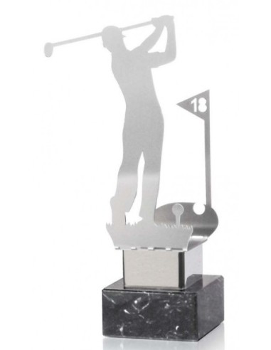 (267) TROFEO SOLDART GOLF MASCULINO 22 cm