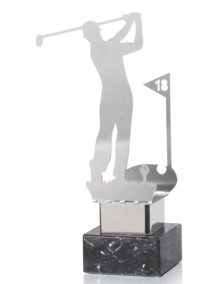 (267) TROFEO SOLDART GOLF MASCULINO 22 cm