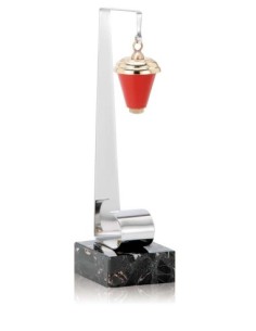 (278) TROFEO SOLDART FAROLILLO ROJO 24 cm