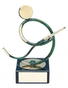 (280) TROFEO SOLDART BOMBERO 13 cm