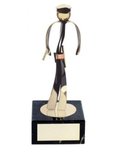 (280) TROFEO SOLDART POLICIA 18 cm