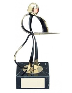 (280) TROFEO SOLDART BOMBERO 22 cm