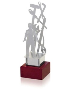 (281) TROFEO SOLDART MECANICO 22 cm