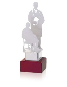 (284) TROFEO SOLDART BARBERO 22 cm