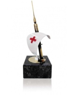 (284) TROFEO SOLDART ENFERMERA 21 cm