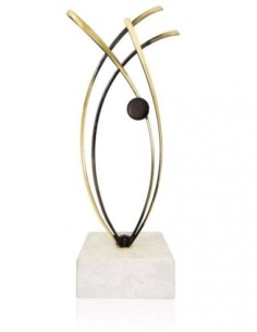 (297) TROFEO SOLDART ALEGORICO 27 cm