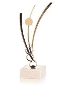 (297) TROFEO SOLDART ALEGORICO 22 cm