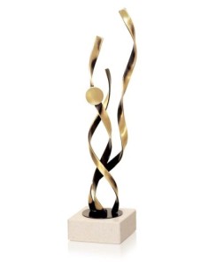 (297) TROFEO SOLDART ALEGORICO 24 cm