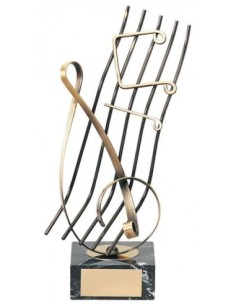 (302) TROFEO SOLDART MUSICA 26 cm