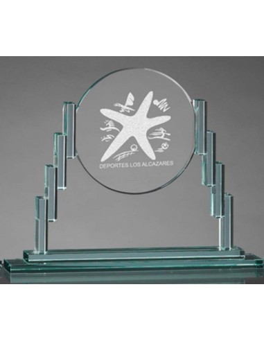 TROFEO CRISTAL GRABABLE