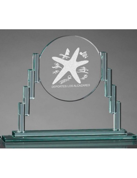 TROFEO CRISTAL GRABABLE