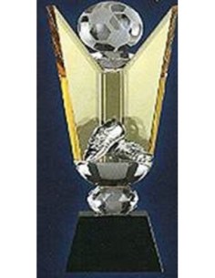 TROFEO CRISTAL FUTBOL CON ESTUCHE