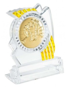 (222) TROFEO PORTADISCOS ABS 12 cm