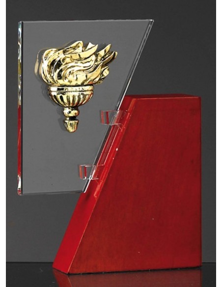 TROFEO CRISTAL OPTICO DISEÑO