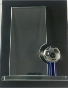 TROFEO CRISTAL OPTICO FUTBOL