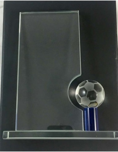 TROFEO CRISTAL OPTICO FUTBOL