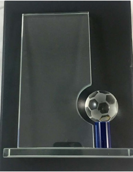 TROFEO CRISTAL OPTICO FUTBOL