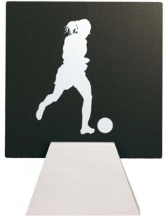 HIERRO FUTBOL FEMENINO TROFEO 21 cm.