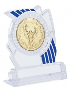 (222) TROFEO PORTADISCOS ABS 12 cm