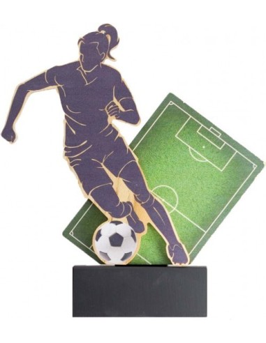 FUTBOL FEMENINO TROFEO 25 cm.