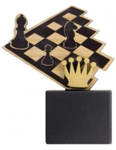 AJEDREZ TROFEO 24 cm.