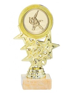 (222) TROFEO PORTADISCOS ABS 16 cm