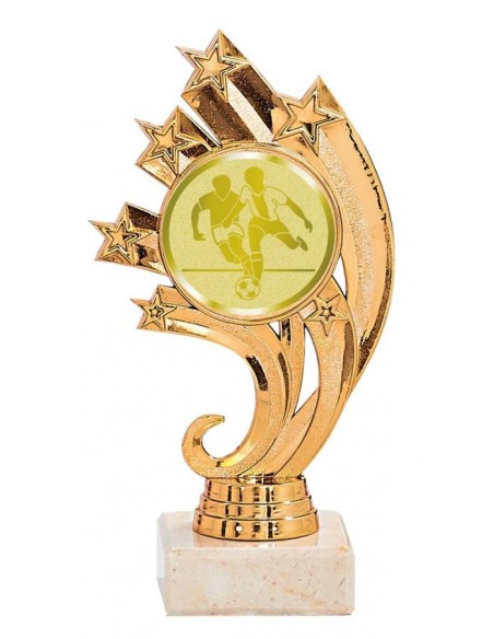 (222) TROFEO PORTADISCOS ABS 17 cm