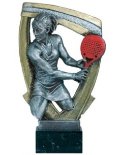 PADEL FEMENINO TROFEO 30 cm.