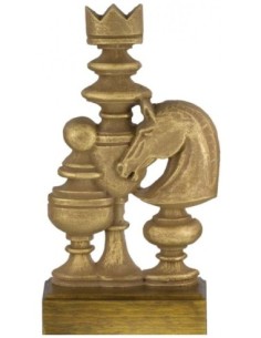 AJEDREZ TROFEO 25 cm.