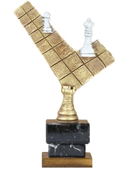 AJEDREZ TROFEO 26 cm.