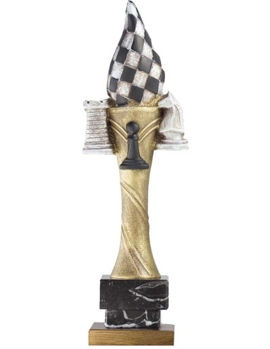 AJEDREZ TROFEO 35 cm.