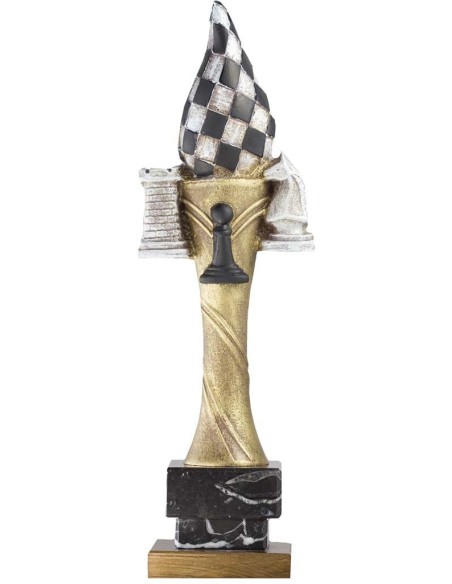 AJEDREZ TROFEO 35 cm.