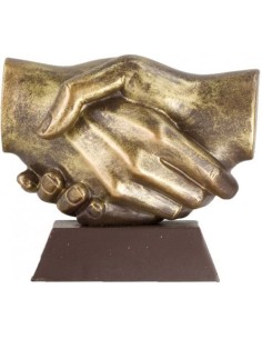 MANOS TROFEO 17X15 cm.