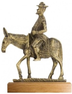 SANCHO A CABALLO TROFEO 18X25 cm.