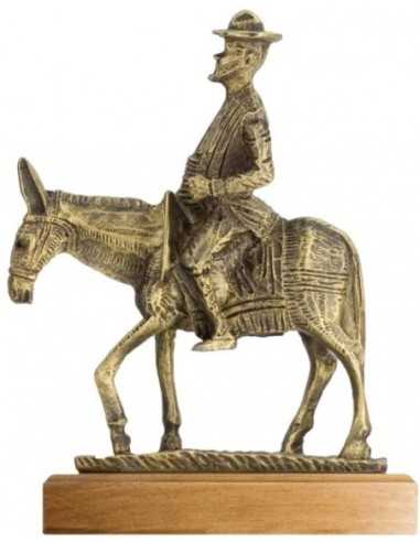 SANCHO A CABALLO TROFEO 18X25 cm.