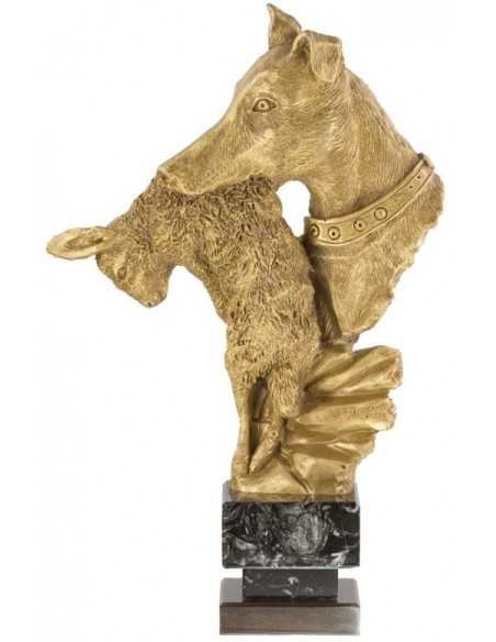PERRO TROFEO 37 cm.