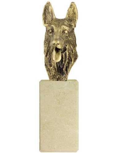CABEZA PERRO TROFEO 22 cm.