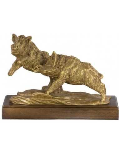 JABALIES LUCHA TROFEO 19 cm.