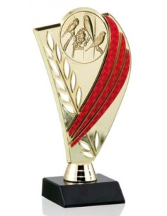 (222) TROFEO PORTADISCOS ABS 19 cm