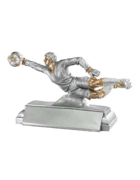(185) TROFEO RESINA PORTERO FUTBOL 23 x 13 cm