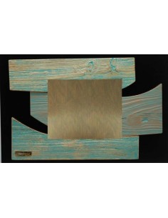 PLACA HOMENAJE DISEÑO 25 X 21 CM