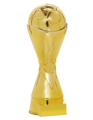 (179) TROFEO FUTBOL ABS METALIZADO 22 cm