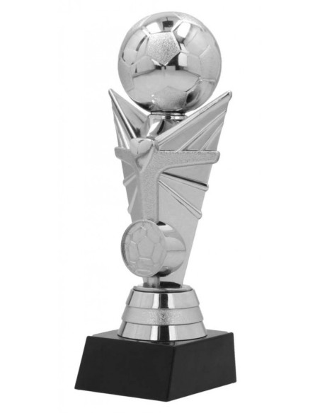 (180) TROFEO FUTBOL ABS METALIZADO 19 cm