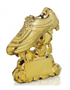 (180)TROFEO FUTBOL RESINA METALIZADA 15 cm