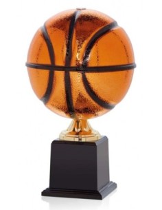 (189) TROFEO BALONCESTO METALIZADO 23 cm